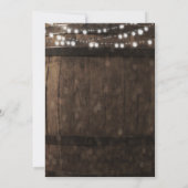 Uitnodigingen voor het huwelijk van een landelijke (Achterkant)