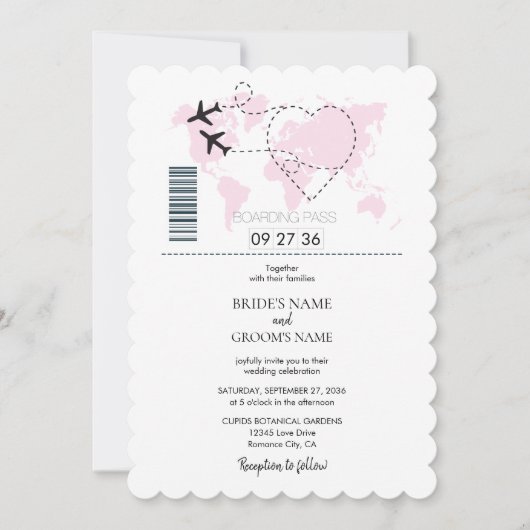 Uitnodigingen voor het instappen van passages (Voorkant)