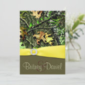 Uitnodigingen voor het jagen van Camo Wedding (Staand voorkant)