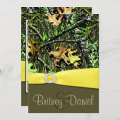 Uitnodigingen voor het jagen van Camo Wedding (Voorkant / Achterkant)