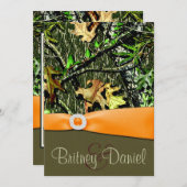 Uitnodigingen voor het jagen van Camo Wedding (Voorkant / Achterkant)