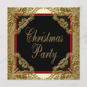 Uitnodigingen voor het kerstfeest van Red Gold Cor