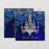 Uitnodigingen voor het Konvooi van de Blauwe Kroon (Voorkant / Achterkant)