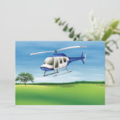 Uitnodigingen voor het landen van helikopters (Staand voorkant)