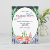 Uitnodigingen voor het leven van zeeen (Staand voorkant)