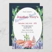 Uitnodigingen voor het leven van zeeen (Voorkant / Achterkant)