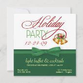 Uitnodigingen voor het Open House-kerstfeest (Voorkant)