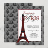 Uitnodigingen voor het Paris-bal (Voorkant / Achterkant)