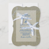 Uitnodigingen voor het strandhuwelijk (Voorkant)