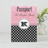 Uitnodigingen voor het thema Parijs (Staand voorkant)