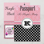 Uitnodigingen voor het thema Parijs - met afbeeldi (Voorkant / Achterkant)