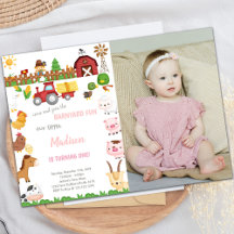 Uitnodigingen voor het verjaardagscentrum op Barny