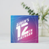 Uitnodigingen voor het verjaardagsfeest van de coo (Staand voorkant)