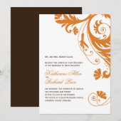 Uitnodigingen voor het vieren van de herfst (Voorkant / Achterkant)