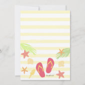 Uitnodigingen voor het zomerfeest (Achterkant)