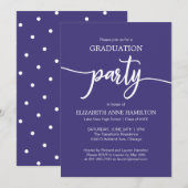 Uitnodigingen voor High School Graduation Party (Voorkant / Achterkant)