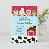 Uitnodigingen voor hobbyboerderijen (Staand voorkant)