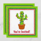 uitnodigingen voor Holiday Fiesta (Voorkant / Achterkant)