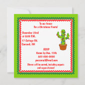 uitnodigingen voor Holiday Fiesta (Achterkant)