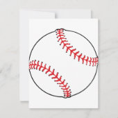 Uitnodigingen voor honkbal (Voorkant)