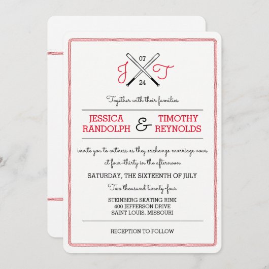 Uitnodigingen voor honkhondenweddenschappen (Voorkant / Achterkant)