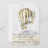 Uitnodigingen voor Hot Air Ballon Bridal Shower (Voorkant)