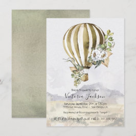 Uitnodigingen voor Hot Air Ballon Bridal Shower
