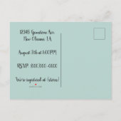 Uitnodigingen voor house warming (Achterkant)