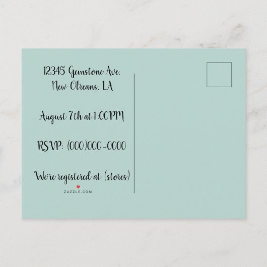 Uitnodigingen voor house warming (Achterkant)