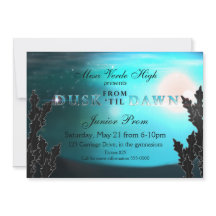Uitnodigingen voor huwelijksfeest DUSK tot DAWN