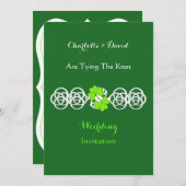Uitnodigingen voor Ierse thema's voor bruiloften (Voorkant / Achterkant)