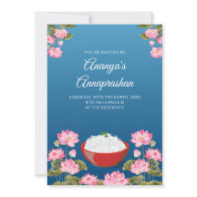 Uitnodigingen voor Indiase Rijstceremonie en Annap