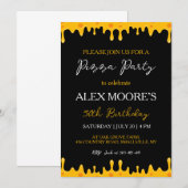 Uitnodigingen voor Italiaanse pizza's (Voorkant / Achterkant)