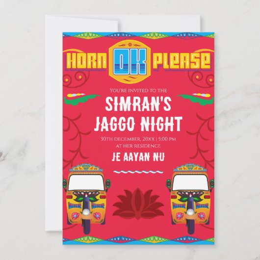 Uitnodigingen voor Jaggo & Digital Jago (Voorkant)