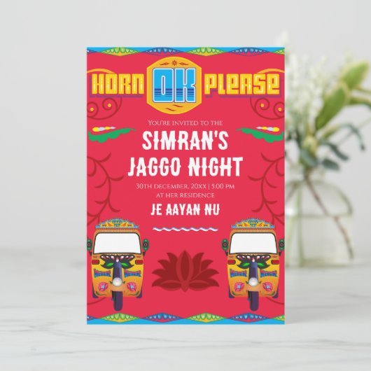 Uitnodigingen voor Jaggo & Digital Jago (Staand voorkant)