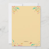 Uitnodigingen voor jeugdkostuums (Achterkant)