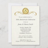 Uitnodigingen voor jubileumfeest op maat (Achterkant)