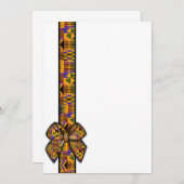 Uitnodigingen voor Kente (Voorkant / Achterkant)