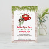 Uitnodigingen voor Kerst Open Huis, Kerstfeest (Staand voorkant)