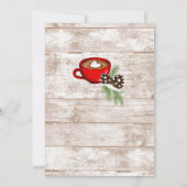 Uitnodigingen voor Kerst Open Huis, Kerstfeest (Achterkant)