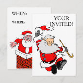 UITNODIGINGEN VOOR KERSTFEEST (Voorkant / Achterkant)