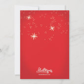 Uitnodigingen voor kerstfeest Disco Ball Party (Achterkant)