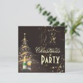 Uitnodigingen voor kerstfeestdagen (Staand voorkant)