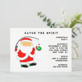 Uitnodigingen voor kerstfeestdagen (Staand voorkant)