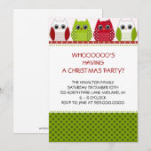 Uitnodigingen voor kerstfeestdagen (Voorkant / Achterkant)