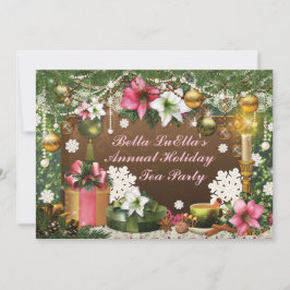 Uitnodigingen voor kerstfeestdagen