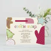 Uitnodigingen voor kerstfeestdagen (Staand voorkant)