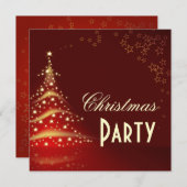 Uitnodigingen voor kerstfeestdagen (Voorkant / Achterkant)