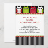 Uitnodigingen voor kerstfeestdagen (Voorkant / Achterkant)