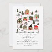 Uitnodigingen voor kerstfeestdagen (Voorkant)